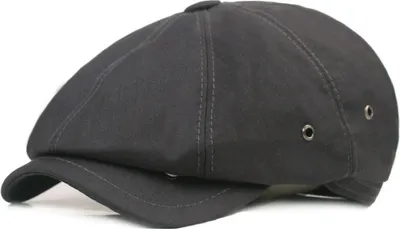 Zdjęcie produktu dla Stylowy beret męski Roger w kolorze ciemnosiwym - 56 cm KP25687