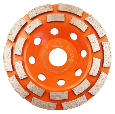 Produktbild von Diamant Schleiftopf 125mm Doppelreihig für Beton Mauerwerk Granit Marmor Naturstein #40/50