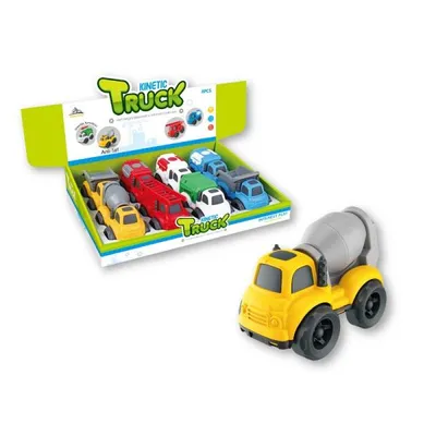 Produktbild von Spielzeugfahrzeug aus Kunststoff, 11 cm, mit Frikativantrieb und beweglichen Teilen