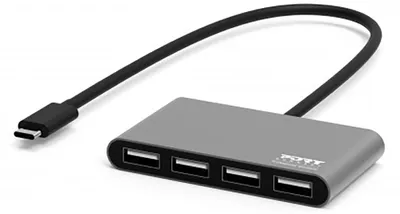 Immagine prodotto di Port 900128 Port USB HUB 4 PORTS USB 2.0 TYPE C