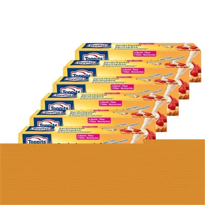 Produktbild von Toppits Spritz-Beutel für kreatives Verzieren undDekorieren (6er Pack)