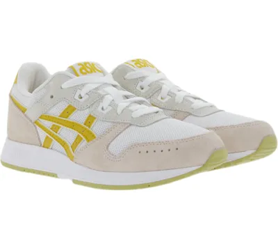 Produktbild von asics Damen Sport-Schuhe Sneaker Lyte Classic Weiß/Orange/Beige, Größe:37