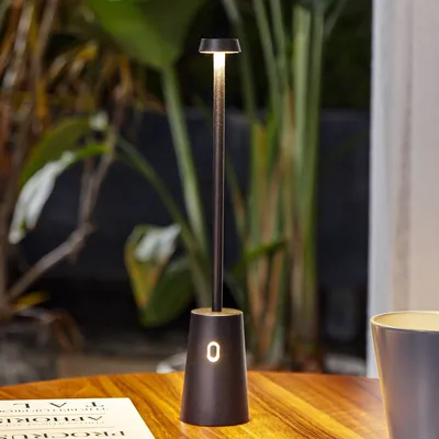 Produktbild von Lindby LED-Akkutischlampe Noelani, Höhe 30 cm, IP44, dimmbar