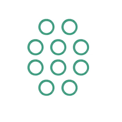 Produktbild von tecuro HD-Pressdichtung 3/8 Zoll (10 x 15 x 2,00 mm) für Überwurfmuttern (10 Stück)