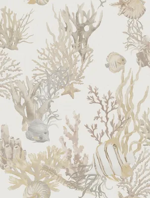 Productafbeelding van Sanders & Sanders behang onderwaterwereld warm beige 53 cm x 10 m