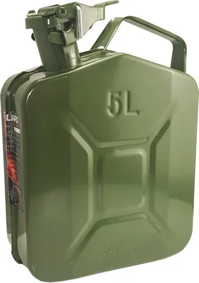 Image de Carguard - Bidon de carburant en métal, 5 litres, essence ou diesel - Métal, 5 l