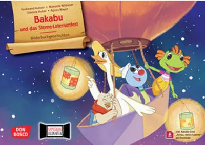 Produktbild von Bakabu und das Sterne-Laternenfest. Kamishibai Bildkartenset