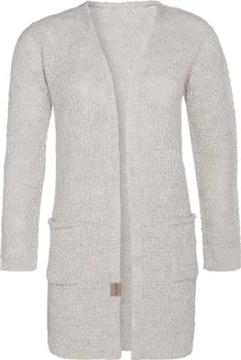 Produktbild von Knit Factory Luna Strickjacke - Beige - 40/42 - Mit Taschen