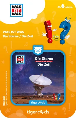 Produktbild von Tigercard WAS IST WAS: Die Sterne / Die Zeit