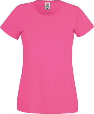 Produktbild von Damen T-Shirt Original-T - Fuchsia, XL