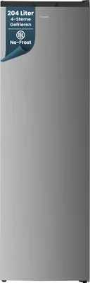 Produktbild von homeX Gefrierschrank No Frost, Tiefkühlschrank groß - 204 Liter, 4-Sterne Gefrieren, Super-Frost-Funktion, FSN2041E-S
