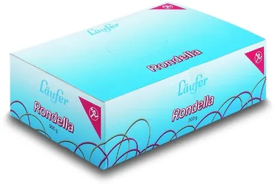 Produktbild von Gummibänder Rondella 130x4mm/85mm rot 500g Packung mit 20 Stück