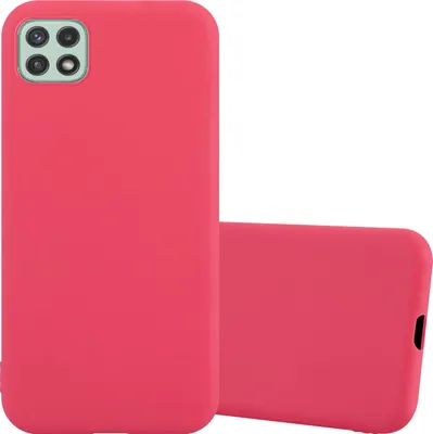 Obrázok produktu pre Cadorabo puzdro pre Samsung Galaxy A22 5G ochranné puzdro v červenej farbe puzdro na mobilný telefón TPU silikónový kryt
