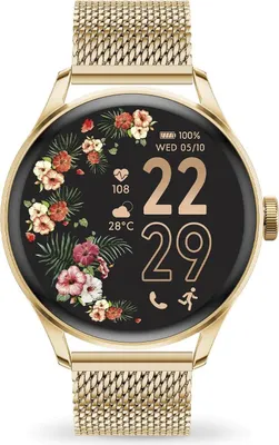 Image de Ice-Watch 024655 Smartwatch ICE Smart 2.0 ronde en or avec bracelet milanais