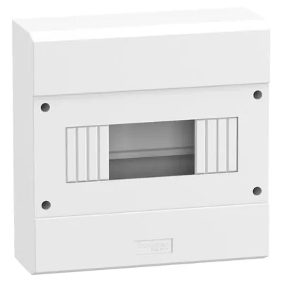 Produktbild von Schneider Electric 10208 10208 Kleinverteiler Oberflächenmontage Anzahl Teilungen = 8 (10208)