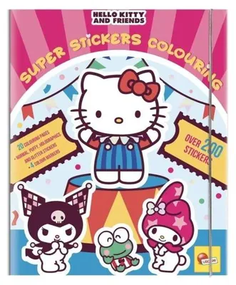 Produktbild von Hello Kitty And Friends Super Sticker & Ausmal-Buch In Display 12