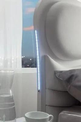 Produktbild von Doppelbett Bett Bettrahmen Bettgestelle Weiß Doppel Modern Luxus Italy Stil Neu