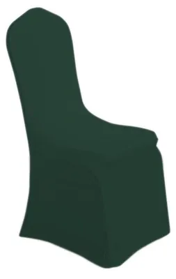 Produktbild von Stuhlhussen 6 Stück - Universell Stretch - Elegante Stuhlverkleidung - Dunkelgrün