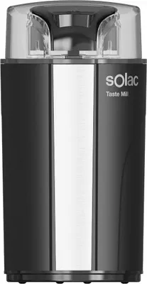 Obrázok produktu pre Solac S90800400, Čepeľový mlynček, 70 g, Čierna, Nerezová oceľ, Nerezová oceľ, 10 kusov, 200 W