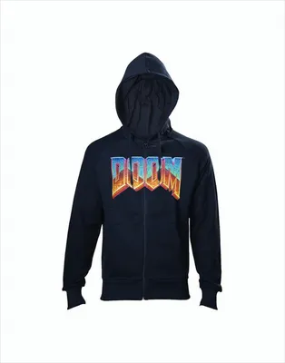 Produktbild von Bioworld DOOM Hoodie Vintage Logo S schwarz