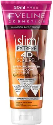 Produktbild von Eveline Cosmetics Slim Extreme 4D – feuchtigkeitsspendendes, glättendes Serum