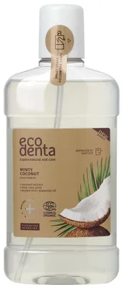 Productafbeelding van Ecodenta Mondwater munt kokos (500 ml)