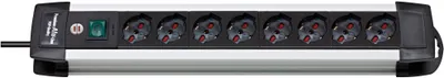 Image de Brennenstuhl 1391005018, multiprise, gamme Premium Alu Line, 8 prises