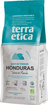Zdjęcie produktu dla KAWA MIELONA ARABICA 100 % HONDURAS FAIR TRADE250 g - TERRA ETICA