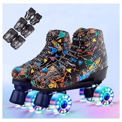 Produktbild von Verstellbare Rollschuhe für Kinder und Erwachsene