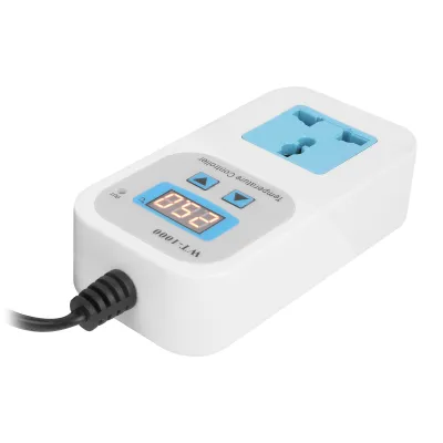 Obrázok produktu pre Regulátor teploty Elektronická nastaviteľná automatická zásuvka 10A WT-1000 110-220V (zástrčka EÚ)