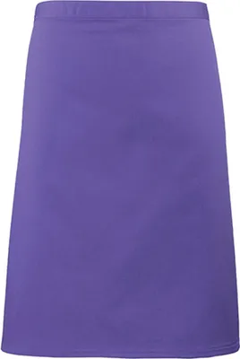 Produktbild von Premier Workwear PR151 | Bistroschürze - 70 x 50 cm - Hauswäsche: bis 60 °C - Farbe: Purple (ca. Pantone 269) - Größe: 70 x 50 cm