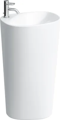 Produktbild von LAUFEN Palomba freistehender Waschtisch mit integrierter Säule, 1 Hahnloch, ohne Überlauf, 520x435x900, H8118040001041