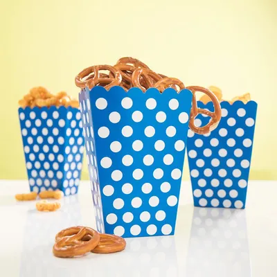 Immagine prodotto di Snackbox Dots 8Stk./9x14cm Blau