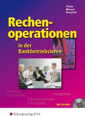 Immagine prodotto di Rechenoperationen in der Bankbetriebslehre. Lehrbuch