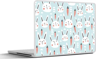 Produktbild von MuchoWow® Laptop Aufkleber Sticker Cover Kaninchen - Tiere - Kind 31x22.5 cm - Laptop-Deko