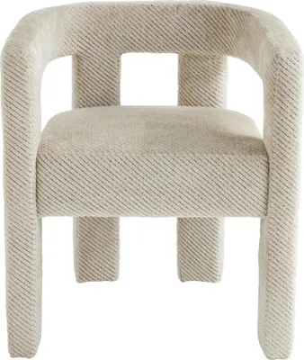 Produktbild von SIGNATURE - Bridge-Sessel aus cremefarbenem Stoff L63 cm - TAPISSIER
