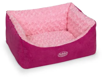 Produktbild von Nobby Arusha, Polster-Haustier-Bett, Drinnen, Hund, Pink, Rechteckig, Plüsch