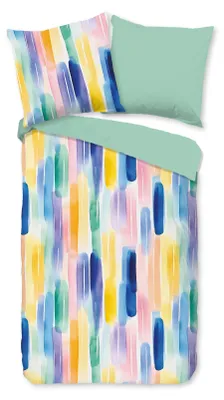 Produktbild von Good Morning Renforcé-Bettwäsche-Garnitur Magus Farbe Multi Größe 155x220+80x80