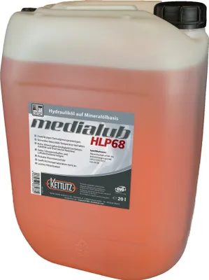 Produktbild von KETTLITZ-Medialub HLP 68 Hydrauliköl auf Mineralölbasis - 20 Liter Gebinde