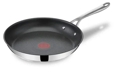 Produktbild von Tefal Jamie Oliver E30406, Allzweckpfanne, Edelstahl, Edelstahl, Titan, 210 °C, Thermo-Punkt