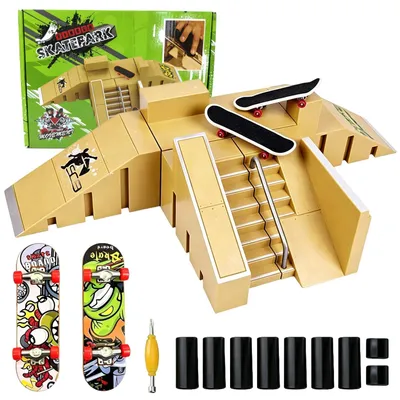 Obrázek produktu pro Sada ramp pro prstové skejty 5 v 1, mini skejtparková deska, vzdělávací hračka pro děti