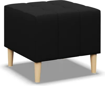 Produktbild von Sitzpouf für das Wohnzimmer 50 x 50 cm, Schwarz