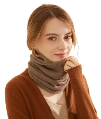 Produktbild von Prettystern Damen Kaschmir-Wolle Loop Schal warm Herbst Winter Cashmere Schlauch