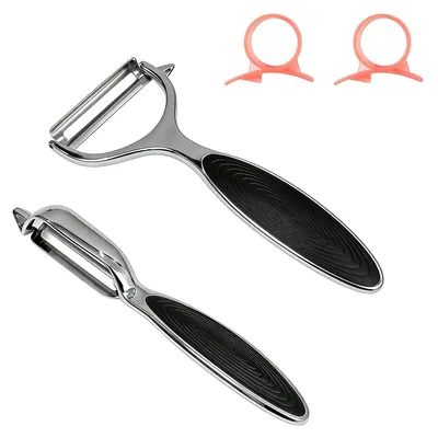 Imagen del producto de Juego de 4 peladores de acero inoxidable para la cocina