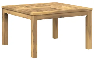 Zdjęcie produktu dla vidaXL Stolik kawowy, biały, 60 x 60,5 x 36 cm, wykonany z litego drewna akacji
