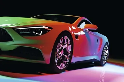 Produktbild von Fototapete Vlies 211091 Modern Coupe Car 8-tlg. 400 x 260 cm