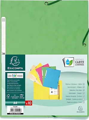 Produktbild von Exacompta 55550E, 24 cm, 32 cm, Multi