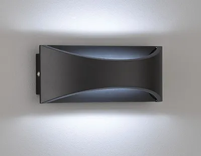Produktbild von Fischer & Honsel LED Außenwandleuchte Rio Schwarz