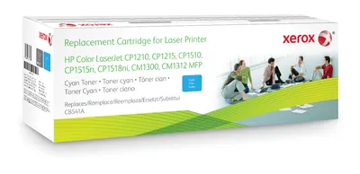 Image de Xerox Toner cyan. Equivalent à HP CB541A. Compatible avec HP Colour LaserJet CM1312 MFP, Colour LaserJet CM1525, Colour LaserJetCP1515N, Colour LaserJetCP1518N