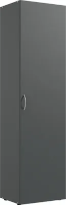Produktbild von Mehrzweckschrank >MULTIRAUMKONZEP< in Graphit - 50x185x40cm (BxHxT)